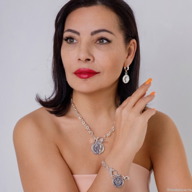 Колье Fiore Luna, With a coin, BL4545 S